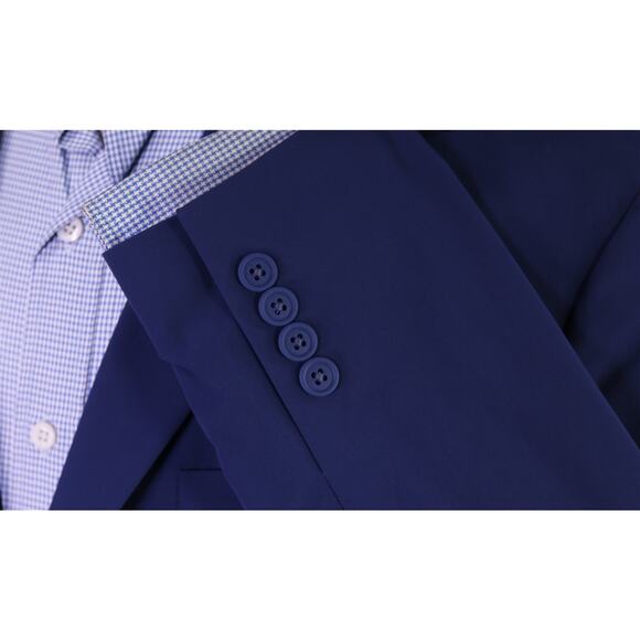 State of Matter Apparel Royal Blue Performance Blazer Jacket Men's Medium 38S - Picture 6 of 9